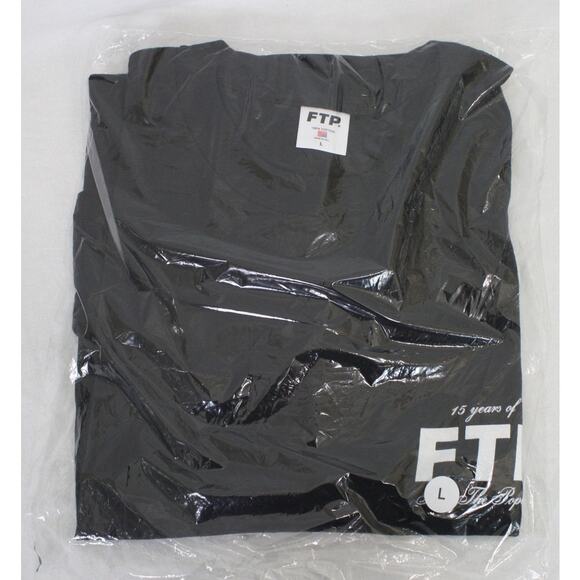 FTP 15 Year Anniversary Logo Tee Black Large NEW - Picture 1 of 2